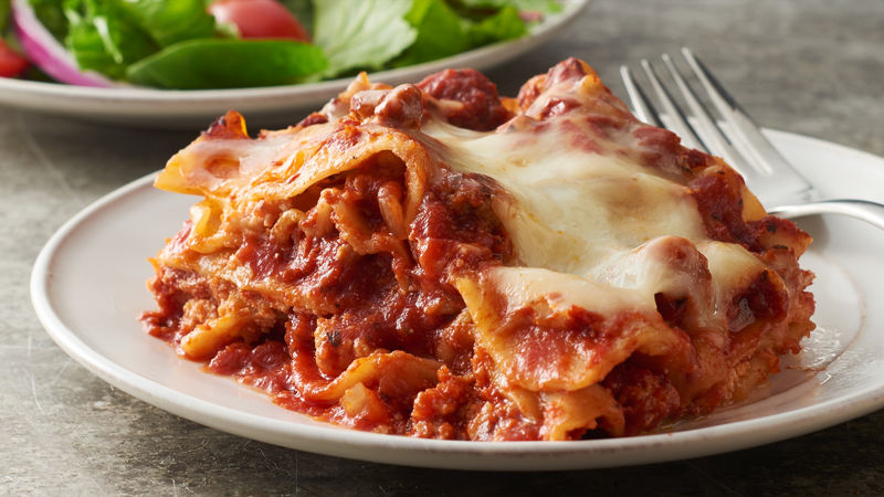 Ban đầu Lasagna không sử dụng cà chua