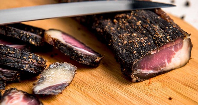 Thịt rừng khô Biltong – món ăn đã có từ lâu đời