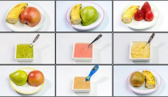 Những cách làm đơn giản từ trái cây nghiền cho bé cưng nhà bạn ăn dặm